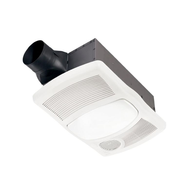 Photo 1 of ****PARTS ONLY**** Broan-NuTone 110 CFM Ceiling Bathroom Exhaust Fan with Light and 1500-Watt Heater, White
