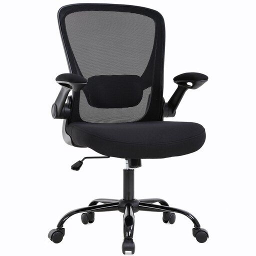 Photo 1 of Home Office Chair Ergonomic Desk Chair Mesh Computer Chair Swivel Rolling Executive Task Chair with Lumbar Support Arms Mid Back Adjustable Chair
