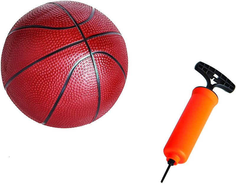 Photo 2 of Stats Adjustable Portable Basketball Hoop with Ball and Pump
