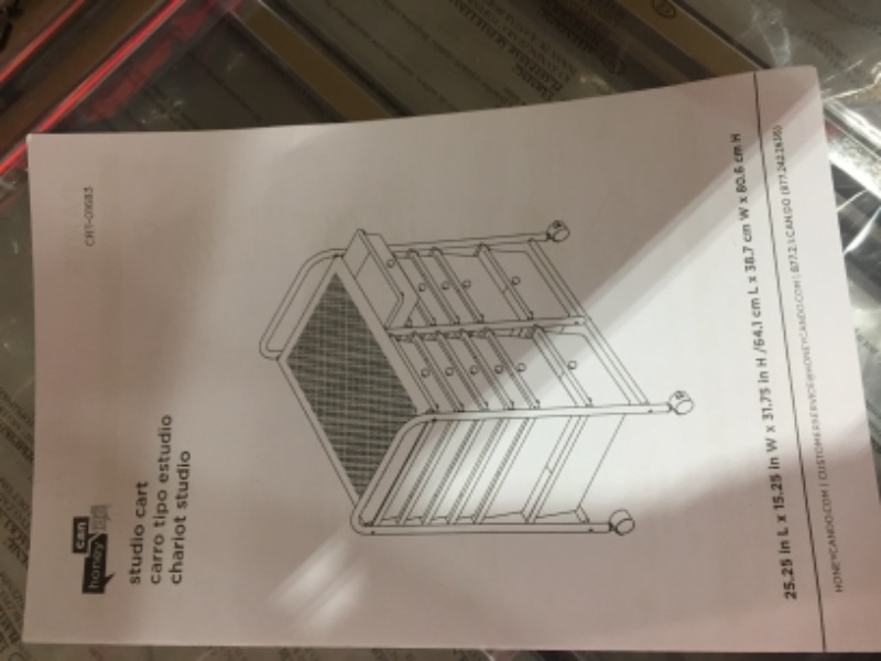 Photo 4 of Honey-Can-Do 12 Drawer Rolling Cart