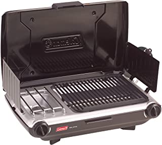 Photo 1 of Coleman Tabletop Propane Gas Camping 2-in-1 Grill/Stove, 2-Burner