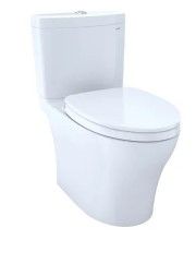 Photo 1 of Aquia Dual Flush 1.28 / .8 GPF Floor Mounted Elongated Toilet 