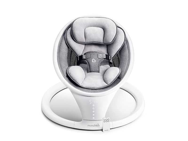 Photo 1 of Munchkin Bluetooth Enabled Lightweight Baby Swing with Remote Control