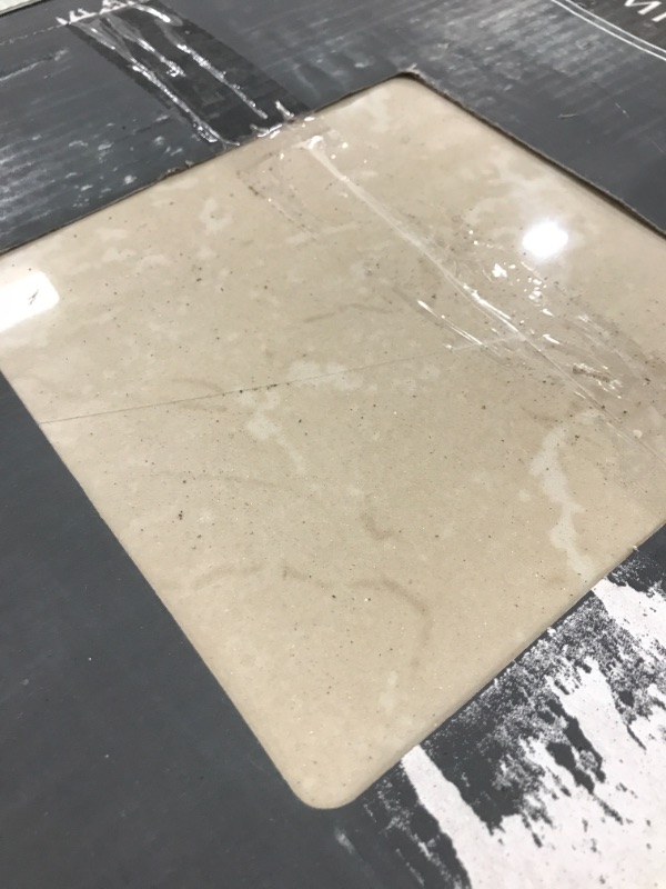 Photo 4 of *A FEW TILES ARE DAMAGED* Monterosa Beige 20 in. x 20 in. Polished Porcelain Floor and Wall Tile (19.44 sq. ft./Case)
252 TOTAL TILES
36 CASES