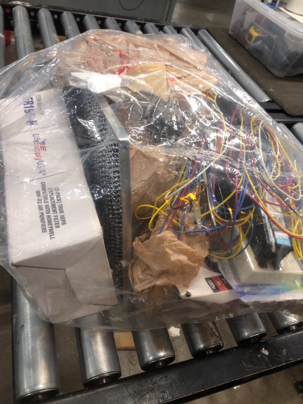 Photo 1 of *SOLD AS IS* BAG OF ASSORTED ELECTRICAL SUPPLIES 