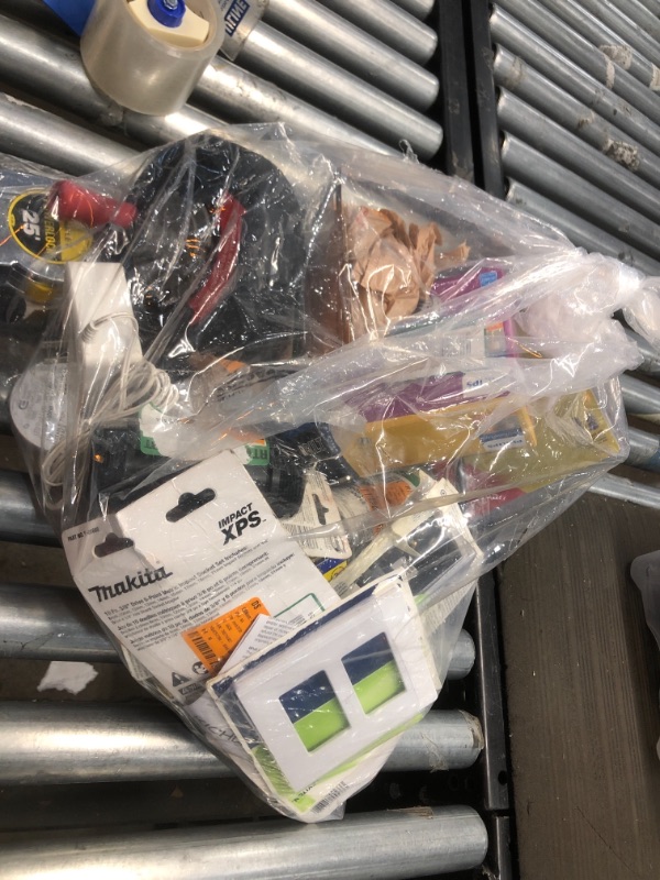 Photo 1 of *SOLD AS IS* BAG OF ASSORTED HOUSEHOLD TOOLS AND ITEMS