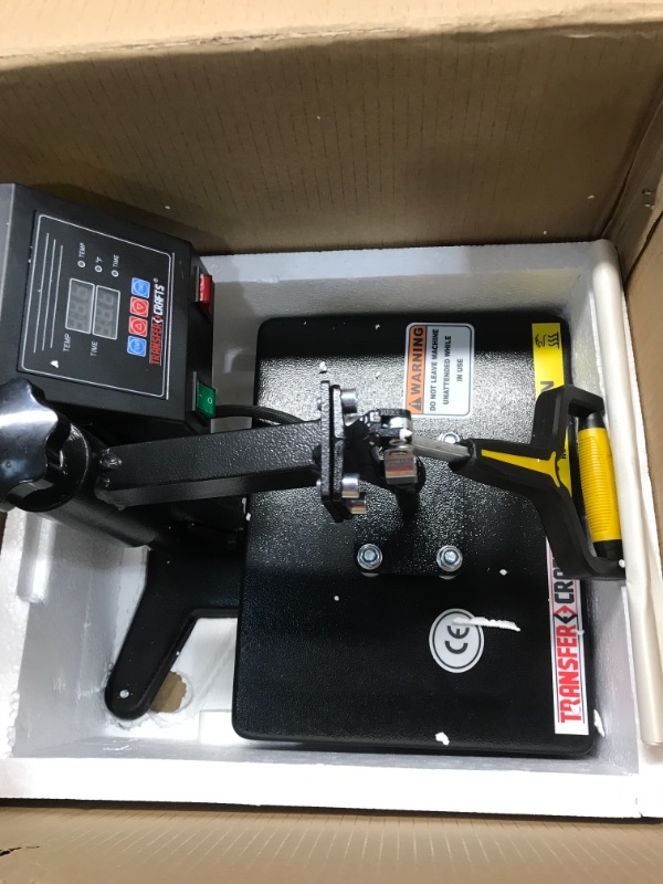 Photo 1 of Transfer Crafts T-Shirt Heat Press & Digital Sublimation Machine (9 x 12)