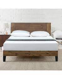 Photo 1 of  **INCOMPLETE ITEM** MISSING HEADBOARD AND OTHER COMPONENTS***
Zinus Tonja Platform Bed / Mattress Foundation / No Box Spring Required / Brown, Full
