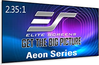 Photo 1 of Elite Screens Aeon Series, 125-inch 2.35:1, 8K / 4K Ultra HD Home Theater Fixed Frame EDGE FREE Borderless Projector Screen, CineWhite UHD-B Front Projection Screen, AR125WH2-WIDE

