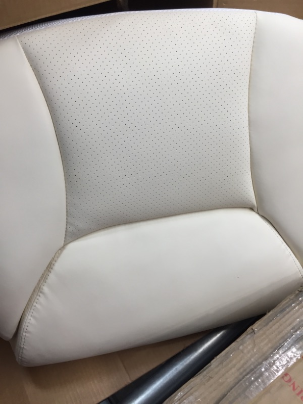 Photo 2 of *** stock photo for reference only***missing hardware***minor wear and tear on wheels***
zhejiang botai furniture leather cream office chair