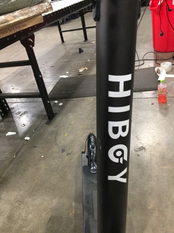 Photo 1 of Hiboy NEX3 Electric Scooter - 8.5" Solid Tires - Up to 16 Miles Long-Range & 16 mph Portable Folding Commuting Electric Scooter for Adults with Double Braking System and Longer Deck
*** front wheel protector is broken... see photos**** 