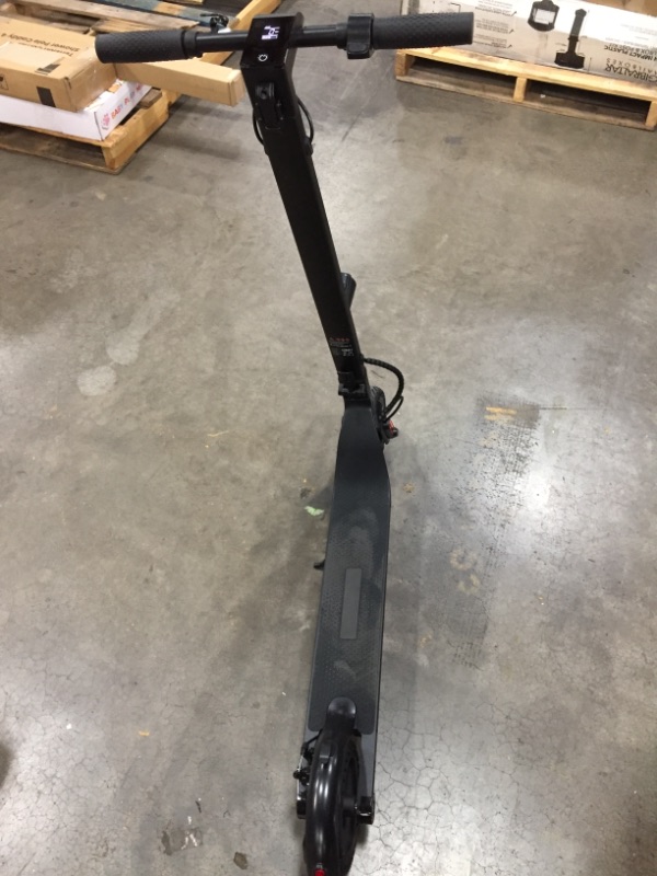 Photo 1 of Hiboy NEX3 Electric Scooter - 8.5" Solid Tires - Up to 16 Miles Long-Range & 16 mph Portable Folding Commuting Electric Scooter for Adults with Double Braking System and Longer Deck
*** front wheel protector is broken... see photos**** 