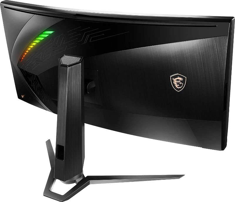 Photo 1 of MSI Non-Glare Ultra Wide 21: 9 Aspect ratio 3440 X 1440 (Uwqhd) 144Hz Refresh Rate 1ms HDR 400 3K Resolution 34" Freesync Curved Gaming Monitor (OPTIX MPG341CQR),Black
