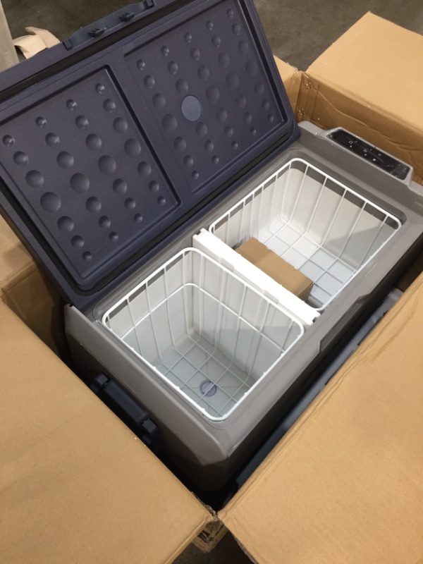 Photo 1 of BODEGA 12 Volt Refrigerator, Portable Freezer, Car Fridge Dual Zone APP Control, 59 Quart?55L?-4?-68? RV Electric Compressor Cooler 12/24V DC and 100-240V AC for Outdoor, Camping, Vehicles, Travel, RV
