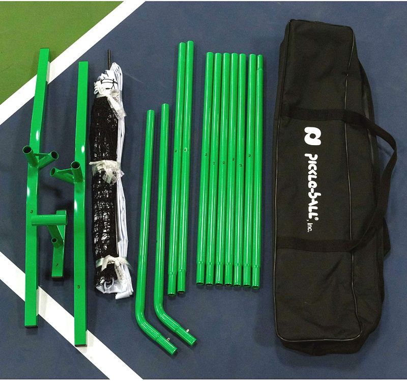 Photo 2 of 3.0 Portable Pickleball Net System (Set Includes Metal Frame and Net in Carry Bag) | Durable and Easy to Assemble
