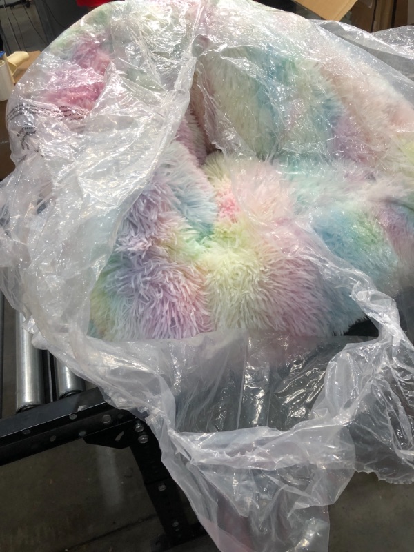 Photo 2 of Delta Children Snuggle Foam Filled Chair, Toddler Size (for Kids Up to 6 Years Old), Tie Dye
