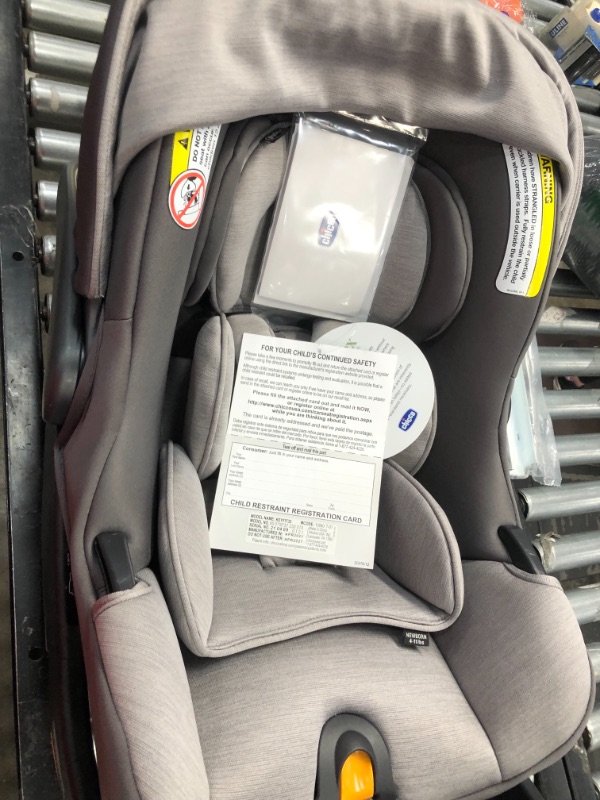 Photo 3 of Chicco KeyFit 35 ClearTex FR Chemical Free Extended Use Infant Car Seat with Base, Cove
