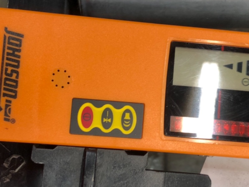 Photo 1 of Johnson Level & Tool 99-006K Self Leveling Rotary Laser System Kit, Red, 1 Kit *MISSING PARTS***

