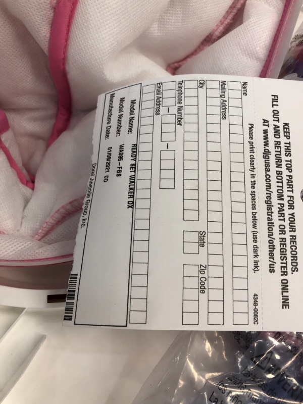 Photo 1 of Safety 1st Ready, Set, Walk! DX Developmental Walker, Spotlight Pink