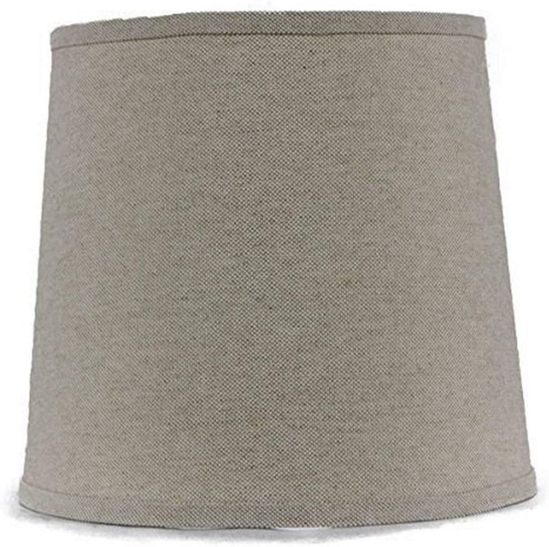 Photo 1 of AHS Lighting SD1438-08RE Heavy Basket Rectangle Lamp Shade with Regular Clip, 8", Neutral
