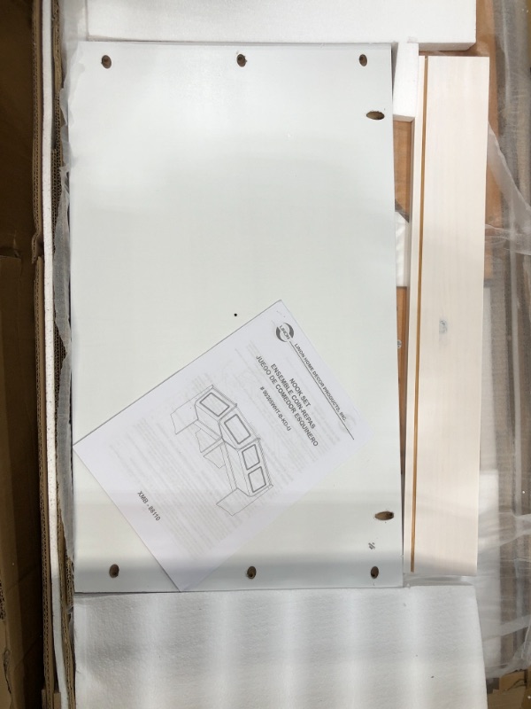 Photo 1 of box 2 of 2 only 1 box
Linon Ardmore Kitchen Nook Set, White
