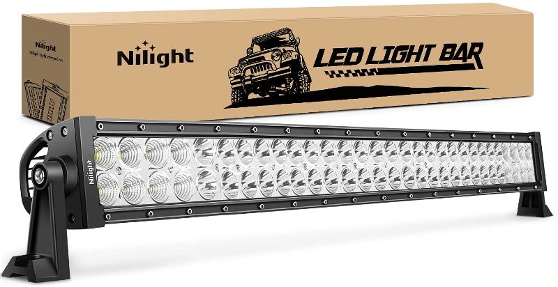 Photo 1 of 
Nilight - 70004C-A LED Light Bar 32 Inch 180W Spot Flood Combo LED Driving Lamp Off Road Lights LED Work Light Boat Jeep Lamp