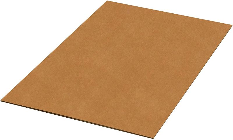 Photo 1 of BOX USA BSP2436DW Double Wall Corrugated Sheets, 24" x 36", Kraft (Pack of 5)
