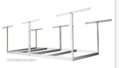 Photo 1 of 4? x 8? Overhead Garage Storage Rack Frame Kit
