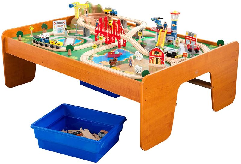 Photo 1 of KidKraft Ride Around Town Train Set with Table -