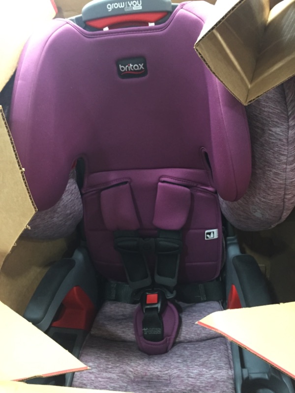 Photo 2 of Britax Grow with You ClickTight Harness-2-Booster Car Seat, Mulberry
