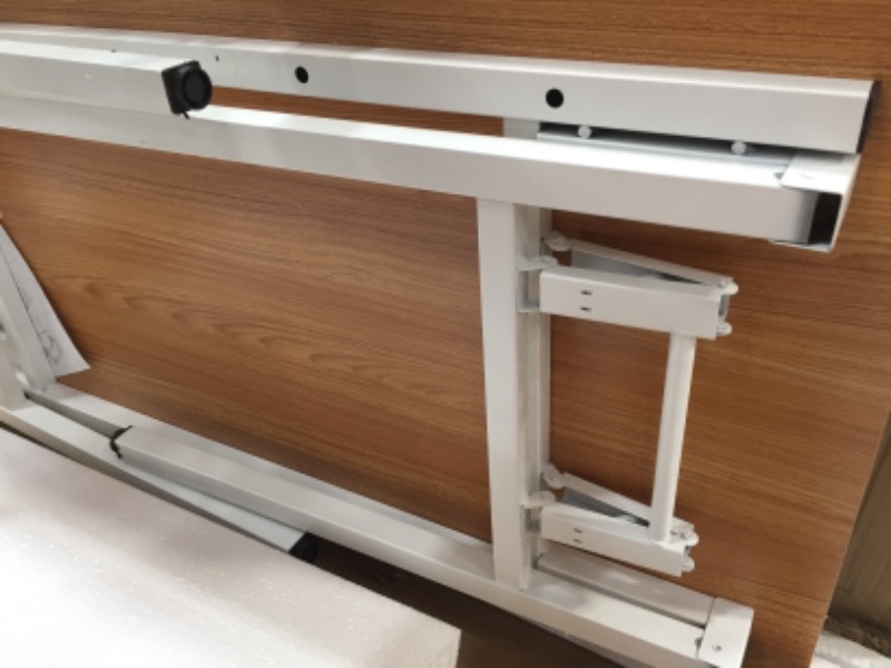 Photo 1 of Need 47 inches Computer Desk Office Desk Folding Table with BIFMA Certification Computer Table Workstation,Teak White AC5BW-120
