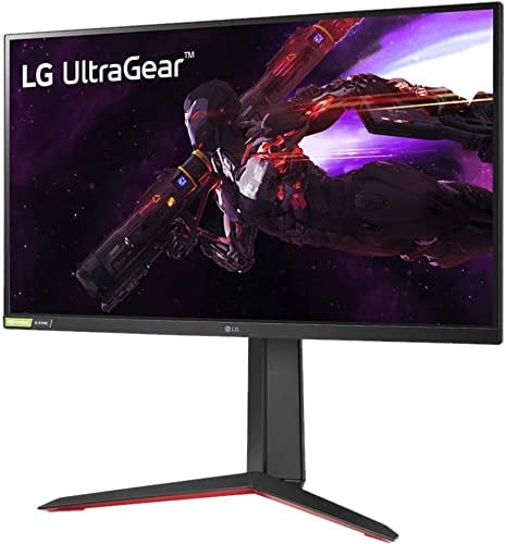 Photo 1 of LG 27GP850-B Ultragear Gaming Monitor 27” QHD (2560 x 1440) Nano IPS Display, 1ms Response Tim, 165Hz Refresh Rate, NVIDIA G-SYNC Compatible, AMD FreeSync Premium, Tilt/Height/Pivot Adjustable Stand

