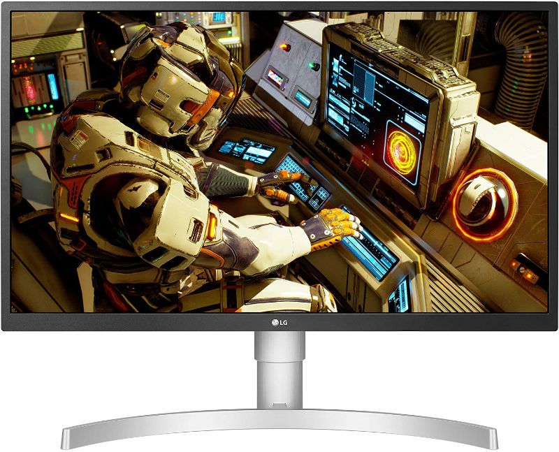 Photo 1 of LG 27UL550-W 27 Inch 4K UHD IPS LED HDR Monitor with Radeon Freesync Technology and HDR 10, Silver
