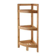 Photo 1 of 3-Tier Bamboo Corner Shelf