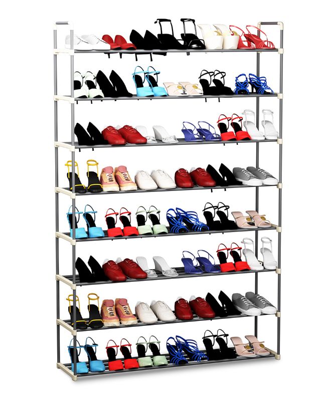 Photo 1 of Trademark Global Shoe Racks and Shoe Organizers - Eight-Tier Shoe Rack