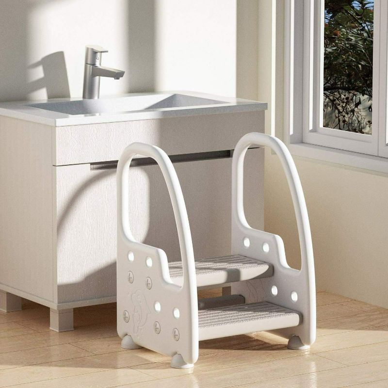 Photo 1 of adjustable toddler step stool