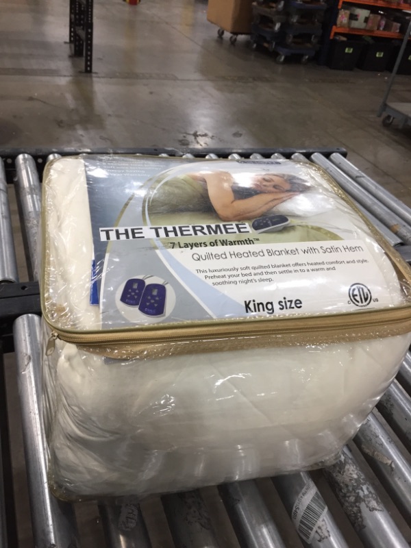 Photo 2 of **same model different color** Thermee Micro Flannel Electric Blanket KING 