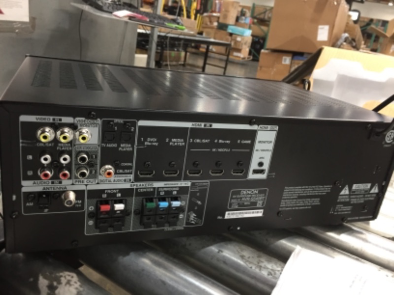 Photo 1 of Denon AVR-S540BT 5.2 Channel 4K Ultra HD AV Receiver W/ Dolby Vision, HDR & Bluetooth
