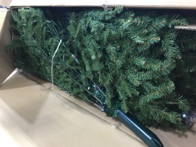 Photo 3 of **untested** National Tree Company Dunhill Fir Artificial Tree, 9 Ft, Dual Colored Lights
