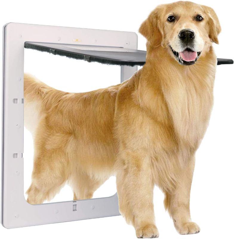 Photo 1 of 
Dog Door, Plastic Pet Door by PETOUCH, 15" x 20" Inner Frame for Large Dog and Pets, Easy to Install, 2-Way Locks, Durable Frame Doggy Door