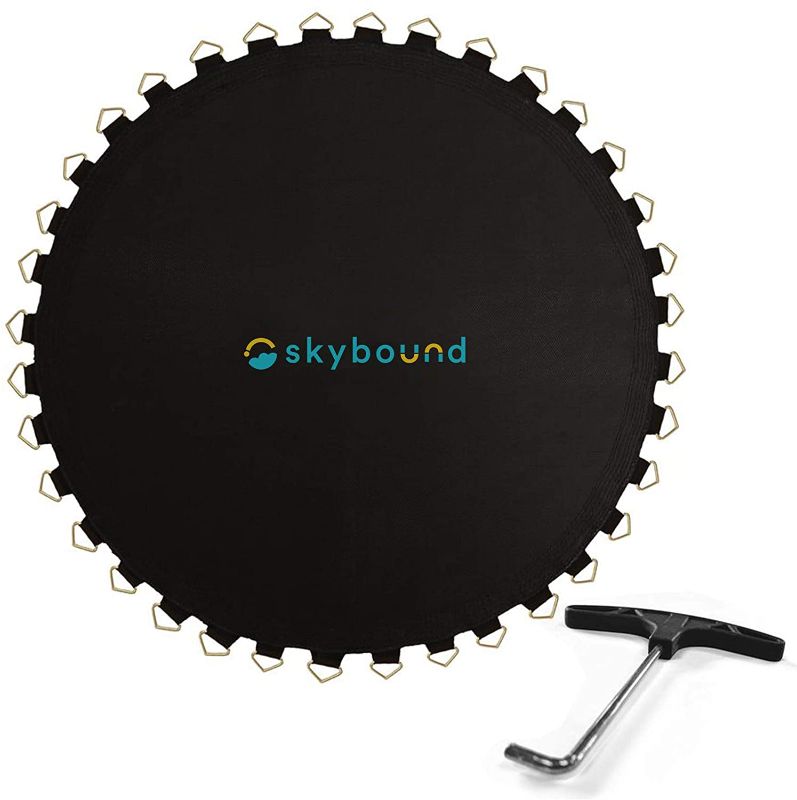 Photo 1 of 
SkyBound Trampoline Mat for 14' Frames has 72 V-Rings FITS 6.5-7" Springs FITS JumpKing