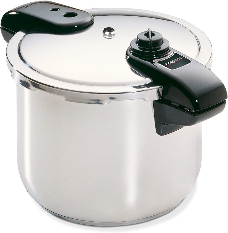 Photo 1 of 
Presto 01370 8-Quart Stainless Steel Pressure Cooker
Size:8 Quart