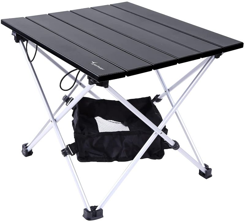 Photo 1 of 
Sportneer Portable Camping Table, Lightweight Aluminum Table Top Folding Tables with Mesh Bag, Camp Table Perfect for Camping Cooking, Hiking, Fishing,...
Size:Medium