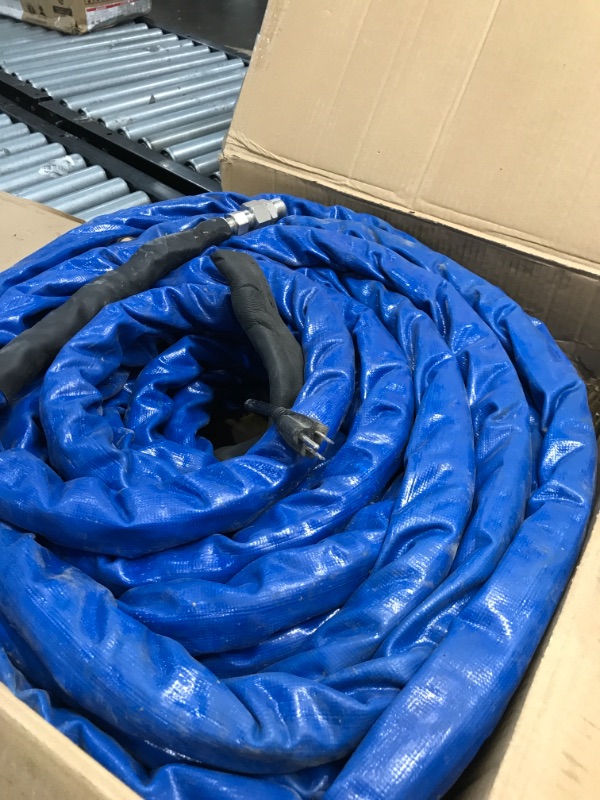 Photo 2 of  100FT Heated Drinking Water Hose for Rv Gardon Home with Energy Saving Thermostat,1/2" Inner Diameter Withstand Temperatures Down to-45°