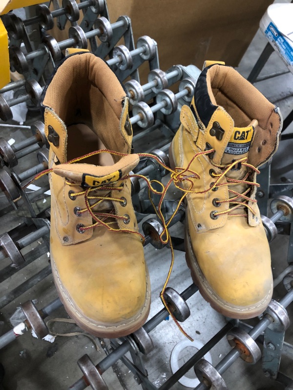 Photo 1 of CAT WORK EQUIPMENT RUBBER SOLE BOOTS 11M
