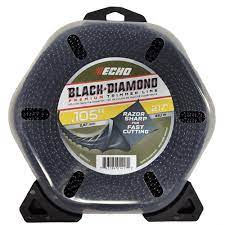 Photo 1 of .105" Black Diamond Trimmer Line (217 ft.) Large Clam 2-Pack
