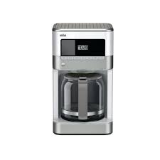 Photo 1 of BrewSense 12-Cup Programmable White and Stainless Steel Drip Coffee Maker with Temperature Control
