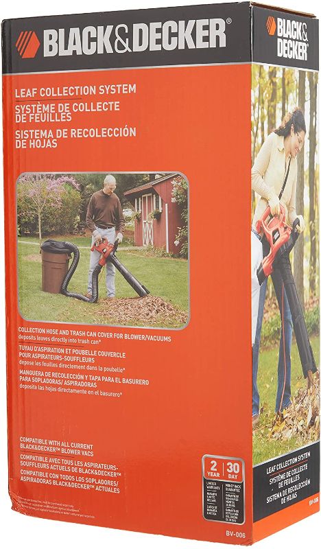 Photo 1 of BLACK+DECKER Blower/Vacuum Leaf Collection System (BV-006)
