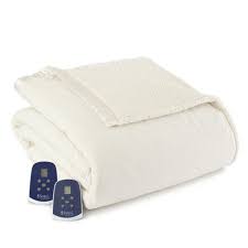 Photo 1 of **SEE NOTES**Shavel Micro Flannel Heating Technology Luxuriously Soft & Warm CREAM Sherpa Electric Blanket
100" X 90"