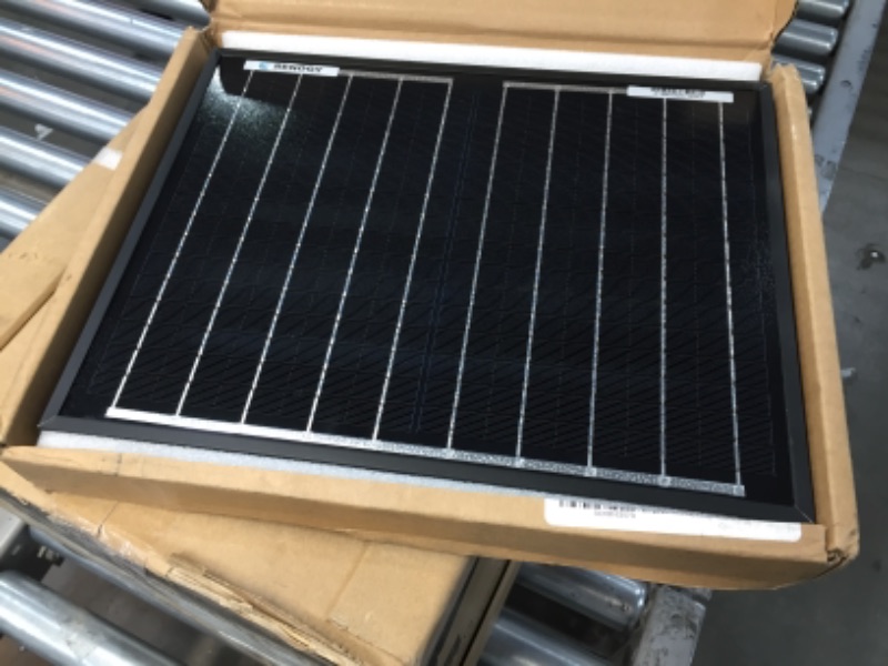 Photo 2 of Renogy 10 Watt 12 Volt Monocrystalline Solar Panel, 10W (Compact Design)
